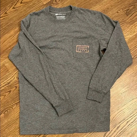 Southern Marsh Gray Long Sleeve Tee Classic Design - Picture 2 of 4